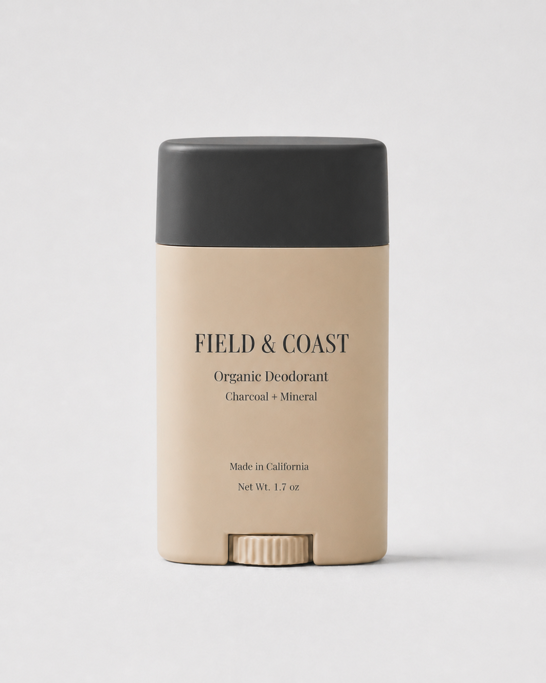 Field & Coast Organic Deodorant Charcoal + Mineral product tube